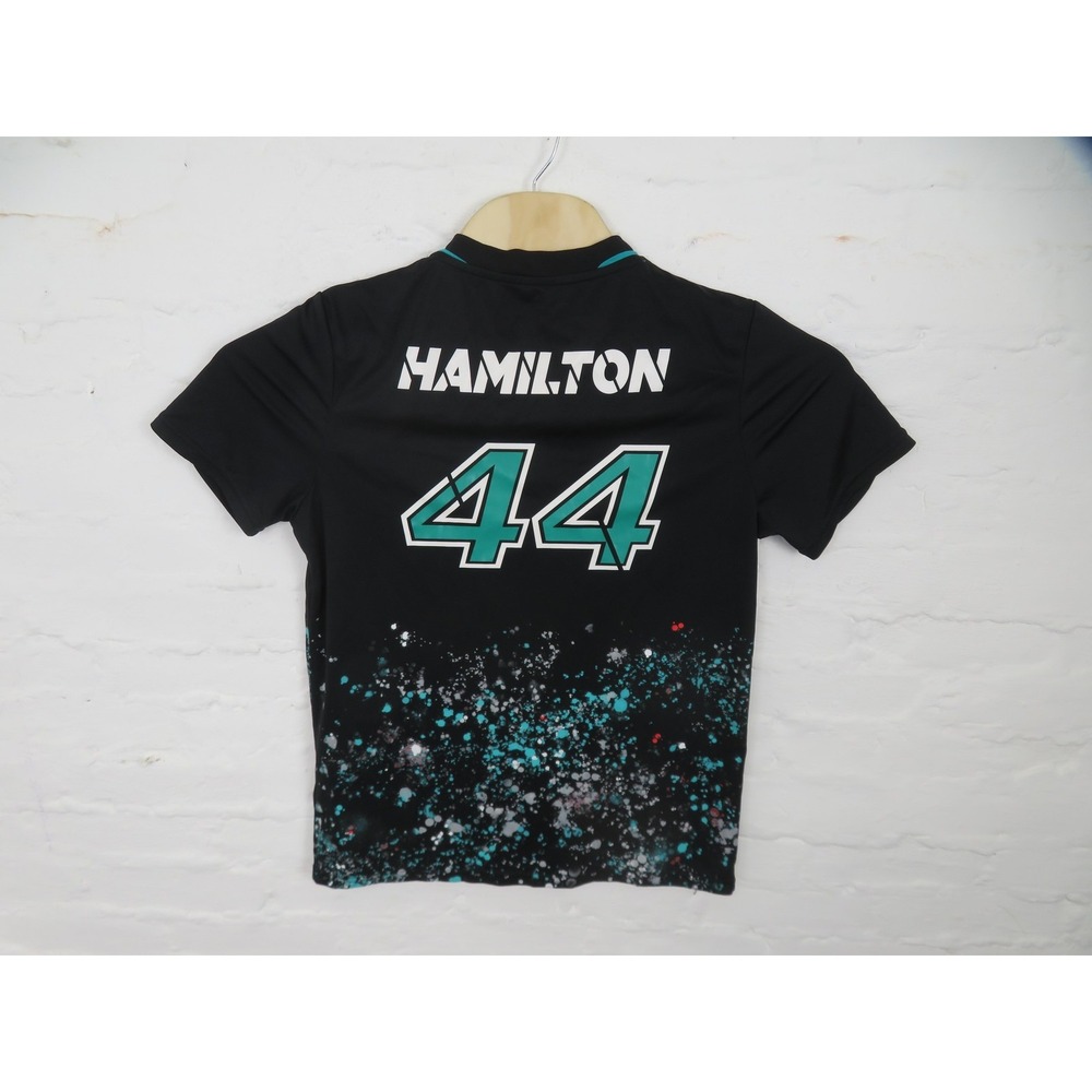 Mercedes AMG Petronas Mens Small Hamilton #44 Jersey Shirt Formula 1 F1 Racing